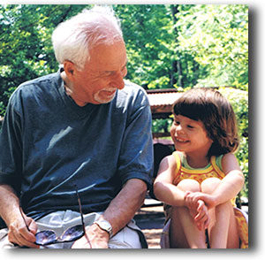 Al Young with granddaughter